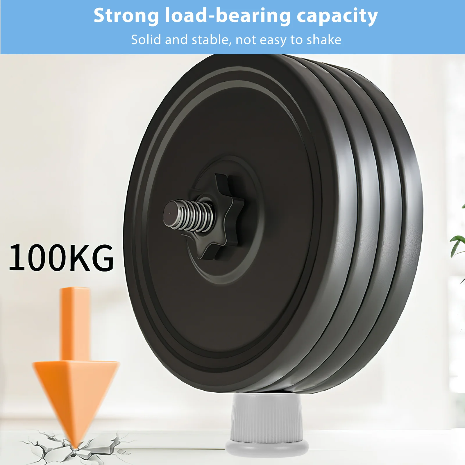 

2pcs Adjustable Bed Headboard Stopper Wall Bumper Brackets Noise Reduction Stabilizer Support Furniture Legs Spacer