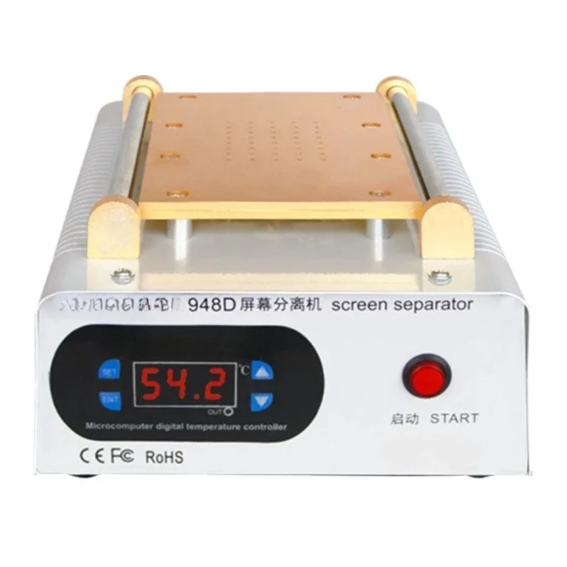 Mobile Phone Screen Separator 948D Remover Preheating Table Digital Display Built-in Vacuum LCD Touch