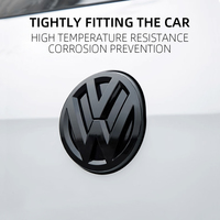 2Pcs Car Stickers For Volkswagen VW Golf 5 MK5 GTI 129mm X 113MM Car Front Grill Badge Replacement Emblem Car Logo Stickers