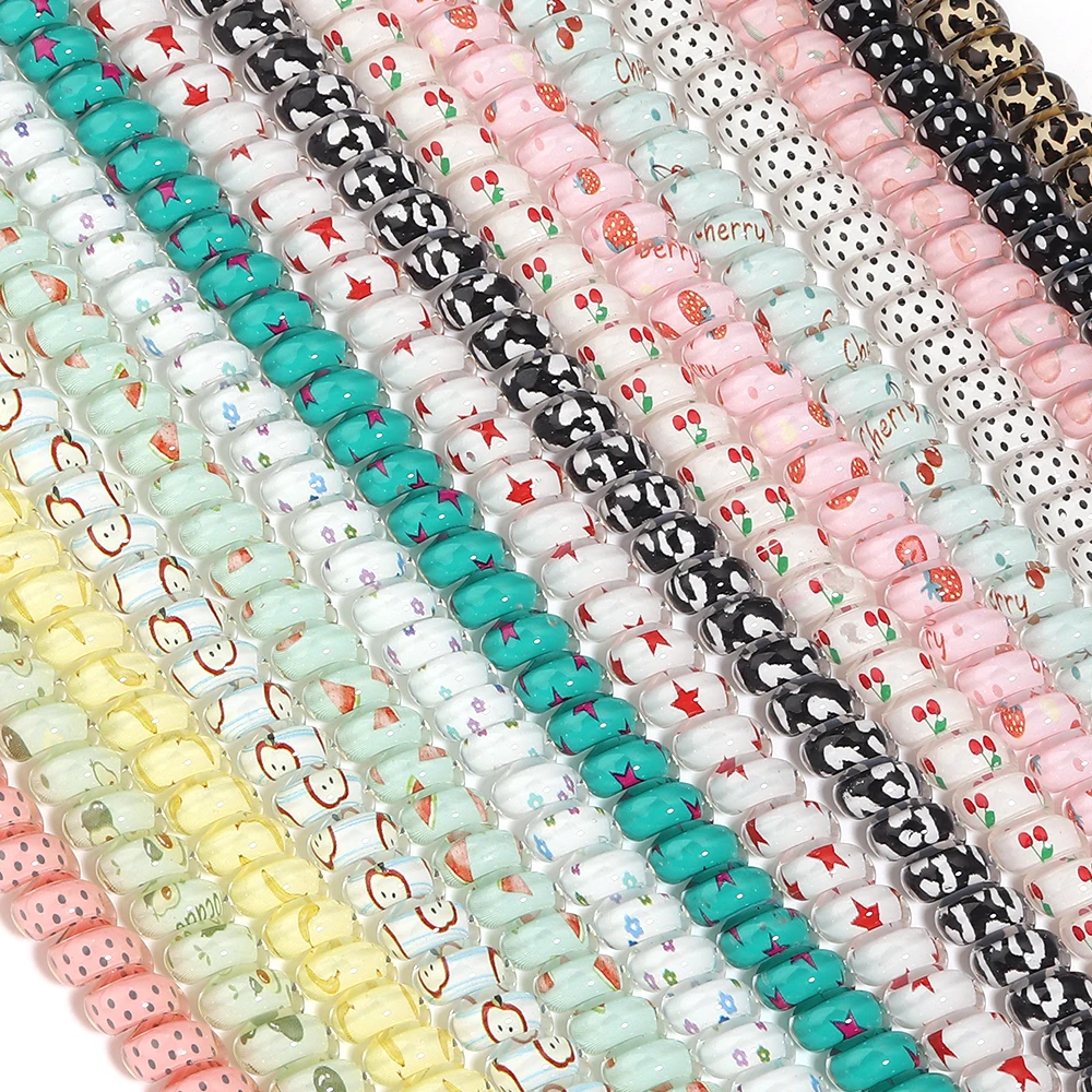 1 Stück 90cm TPU Hochelastisches Telefonkabel Bunt Bedrucktes Seil für DIY Telefon-Lanyard Schlüsselanhänger Lade-Datenkabel-Schutz – Detail 6