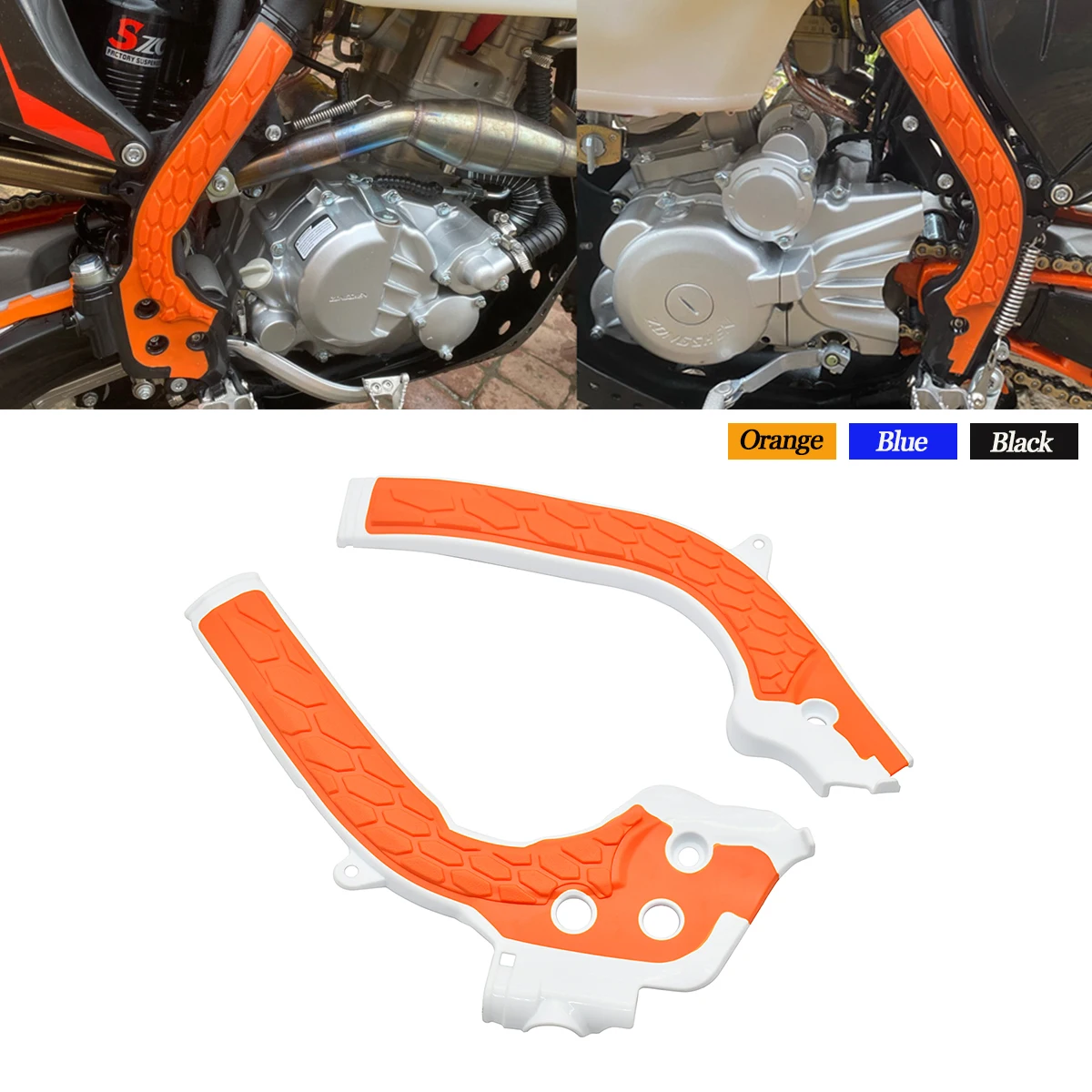 

Motocross X-Grip Frame Guard Protection Cover For KTM SX SXF EXC EXC-F 125 150 250 300 350 450 500 For Husqvarna FC FE TC TE TX