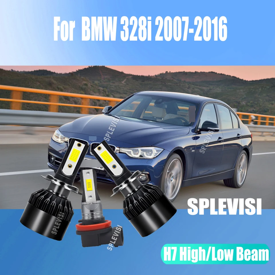 

Простой путь к значительному улучшению освещения: светодиодные фары и противотуманные фары для BMW 328i 2007-2016 годов.