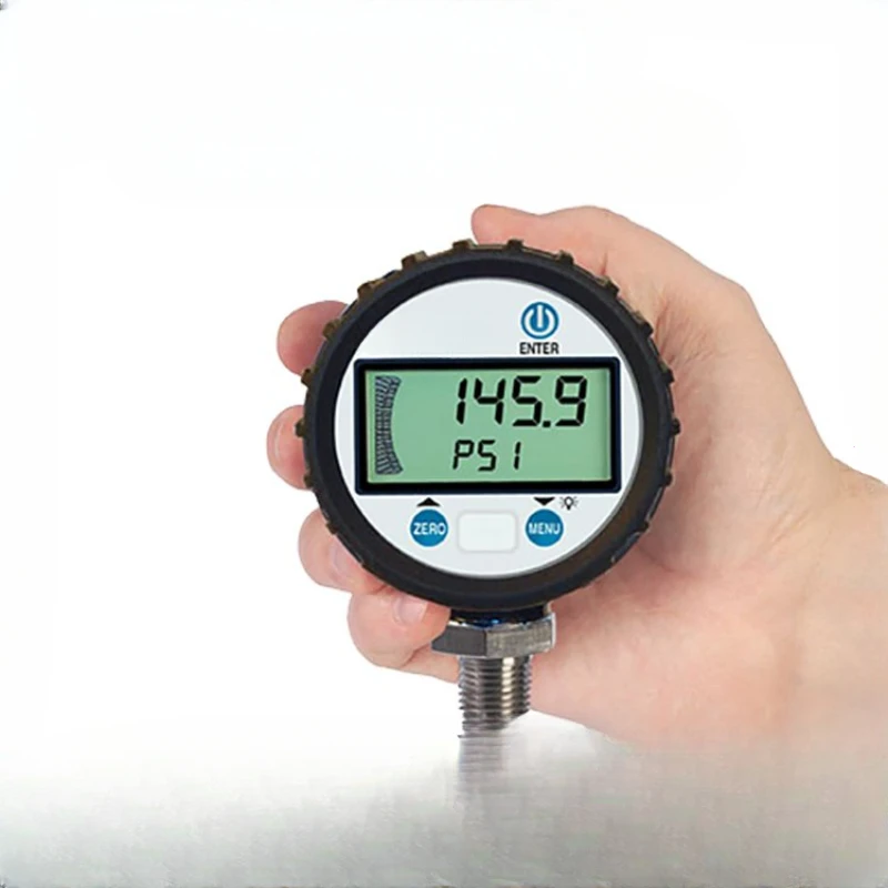 Stainless steel digital display pressure gauge, general electronic vacuum digital pressure gauge DPG8001-5K