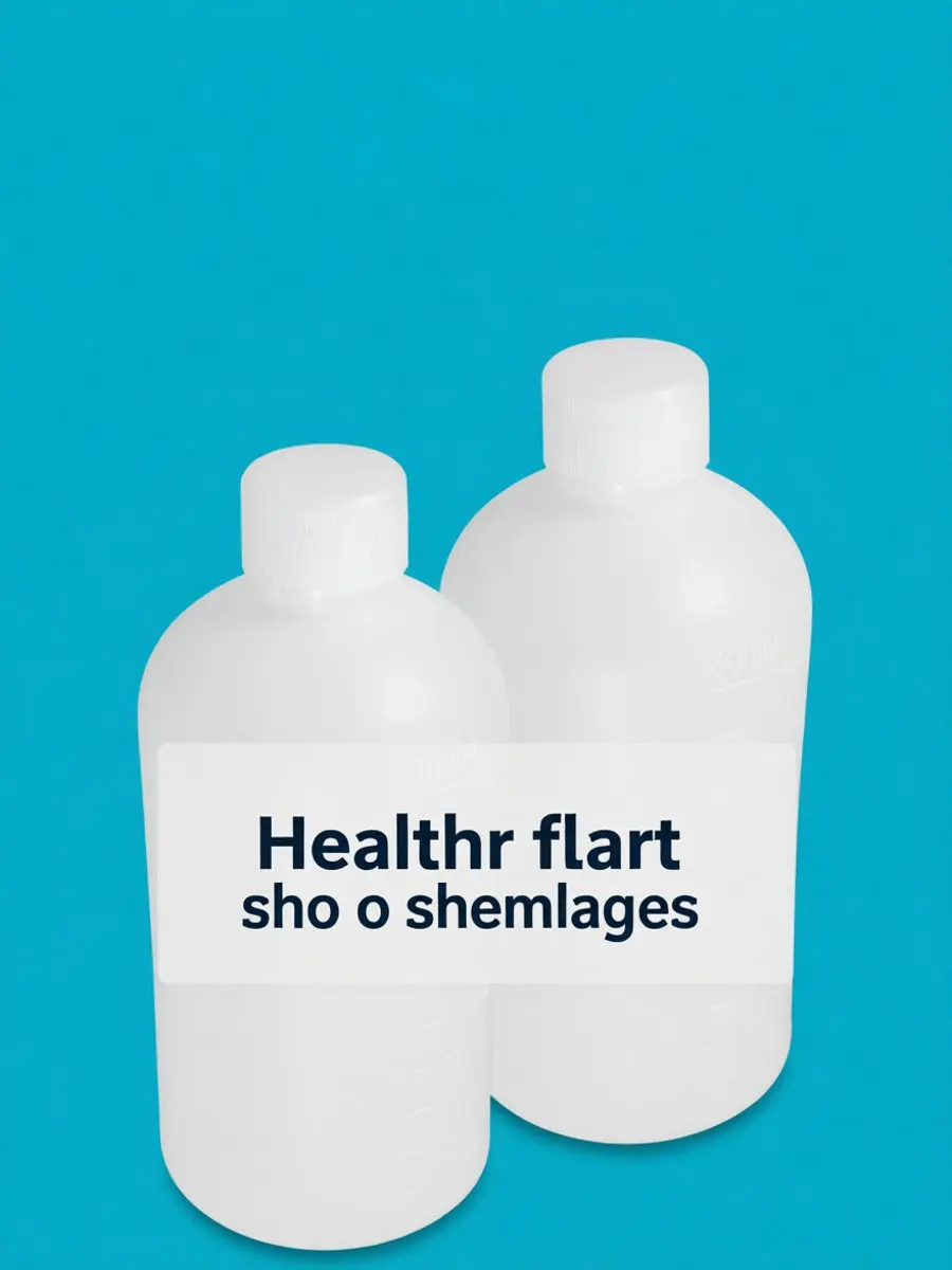 2Pcs 500Ml Reagent Bottles Plastic Narrow Mouth Leakproof Chemical Container Bottles for Hospital Lotion Water