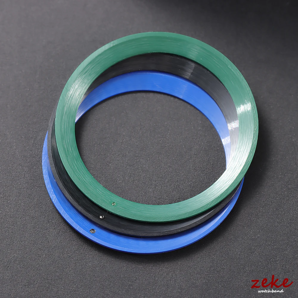 38 مللي متر سبائك السيراميك ساعة الحافة إدراج حلقة المنحدر للمياه شبح ساعة حافظة NH35 NH36 ل GMT الغوص الرجال ساعة جزء الملحقات