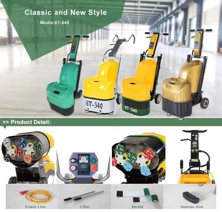One-Stop Service Floor Grinder Manufacturer Industrial Grade Black Floor Polished Concrete Grinder
