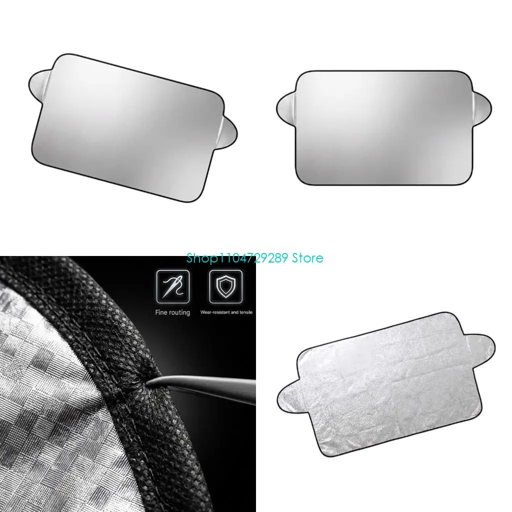 D8KE Foldable Front Windshield Cover for Outdoor Parking and Daily Use