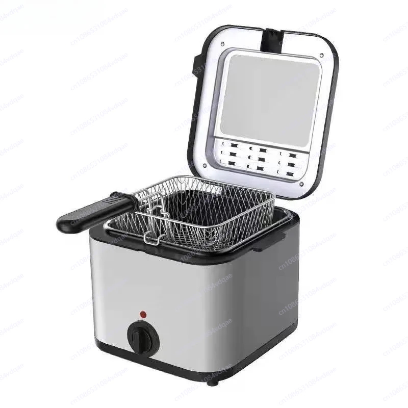 Large Capacity All-in-One Electric Fryer for Home Kitchen for Chicken Fillet and French Fries 1PC Fryer App
