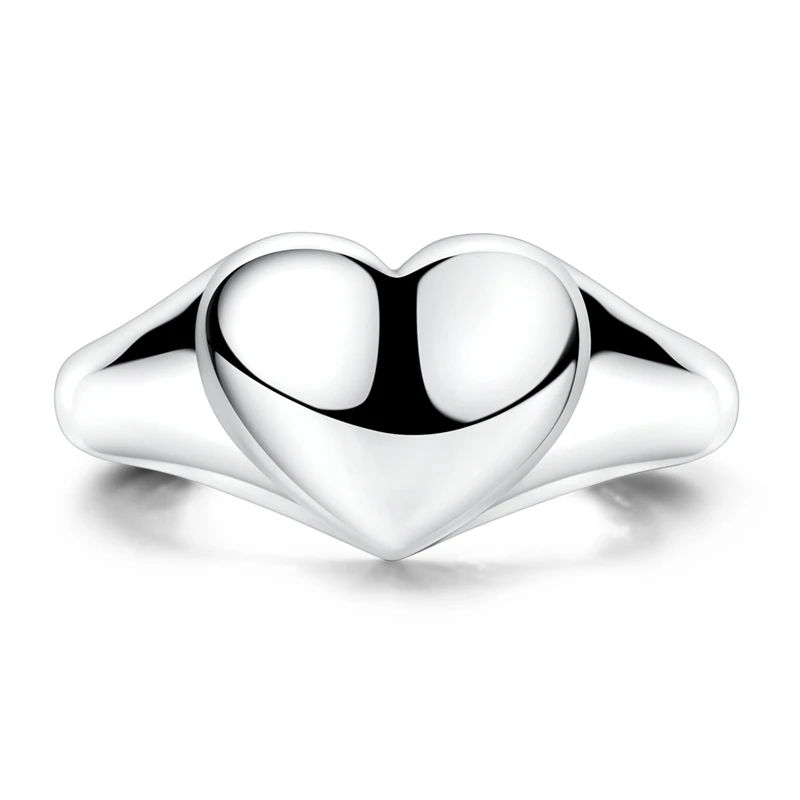 Women's 925 Sterling Silver Heart Ring