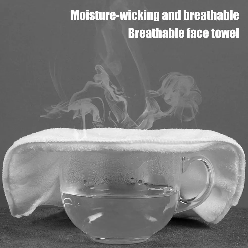 Reutilizável compressa quente e fria máscaras de toalha facial macio hidratante vapor facial para ferramentas de cuidados com a pele quente e fria