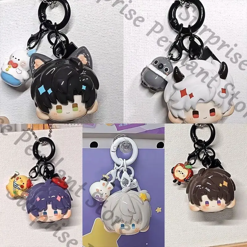 نموذج جديد الحب والمساحة العميقة قلادة من الراتنج Sylus Rafayel Zayne Xavier المفاتيح عنصر رباعي هدية زينة لطيفة