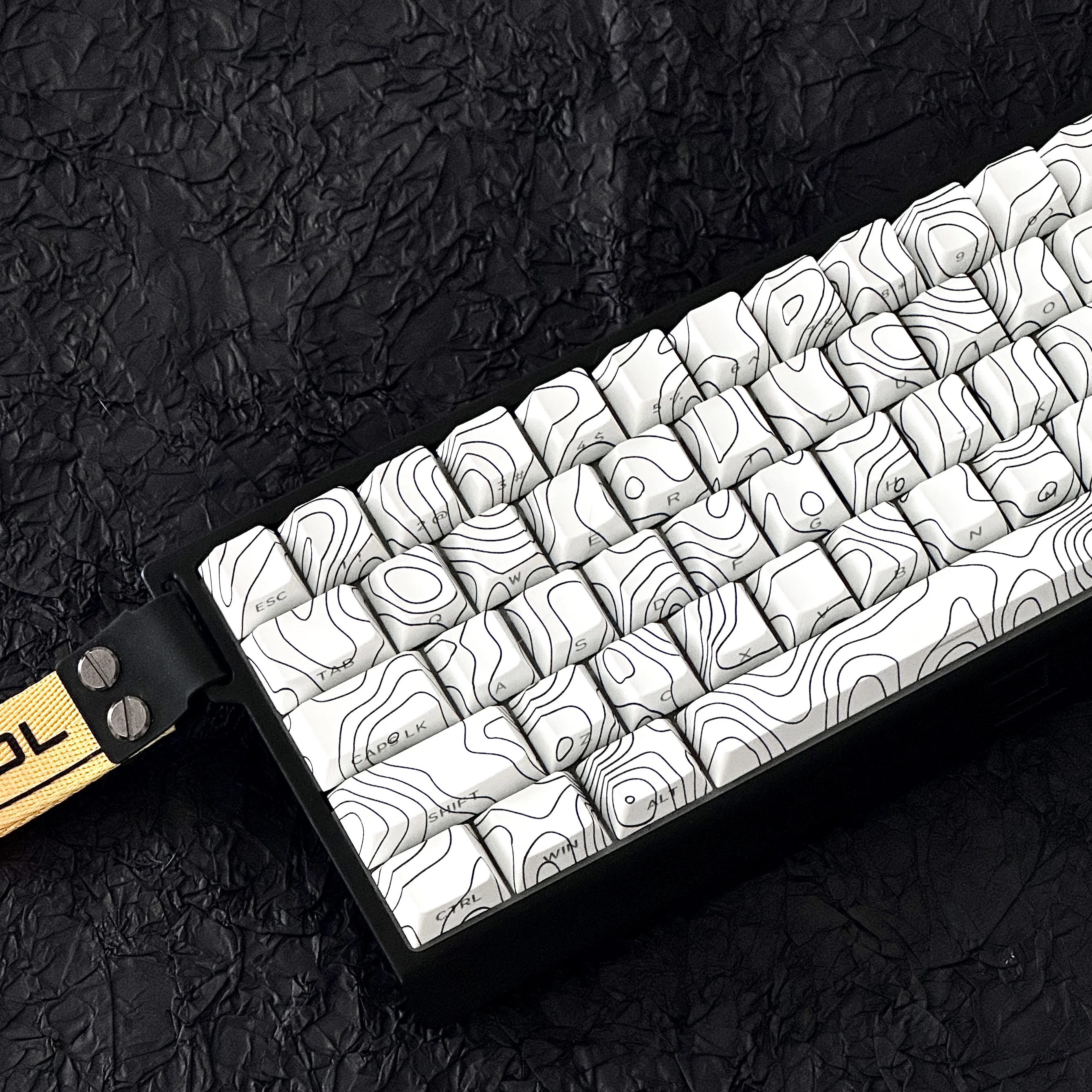 Contour keycaps, side-engraved light-transmitting original highly sublimated PBT keycaps