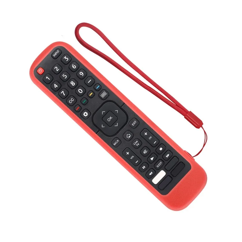 [NEW A09R!】 Protective Cover For Hisense TV Remote Control- Silicone Case For 55H6B 50H7GB EN2A27 LED Models Including EN-2A27,