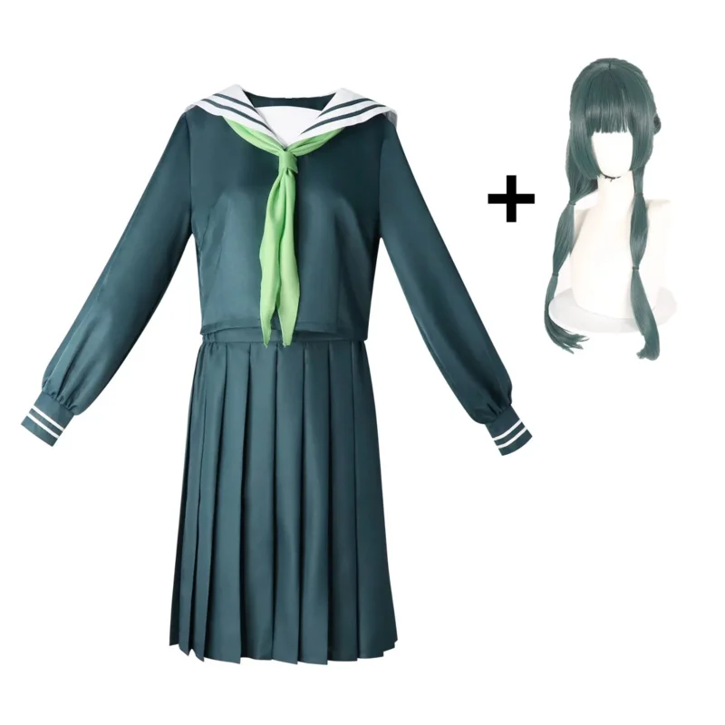 

Anime Maomao Cosplay Apothecary Costume Wig Girls Green JK Uniform Skirt Sailor Outfit Set X;2,F;5.N;
