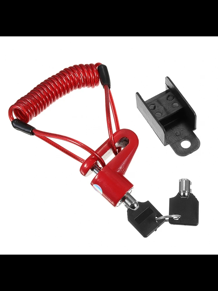 AliExpress NONE Anti-Theft Steel Wire Lock Disc Brakes Wheels Locker Replacement for Xiaomi Mijia M365 Electric Scooter Electric Scooter Lock