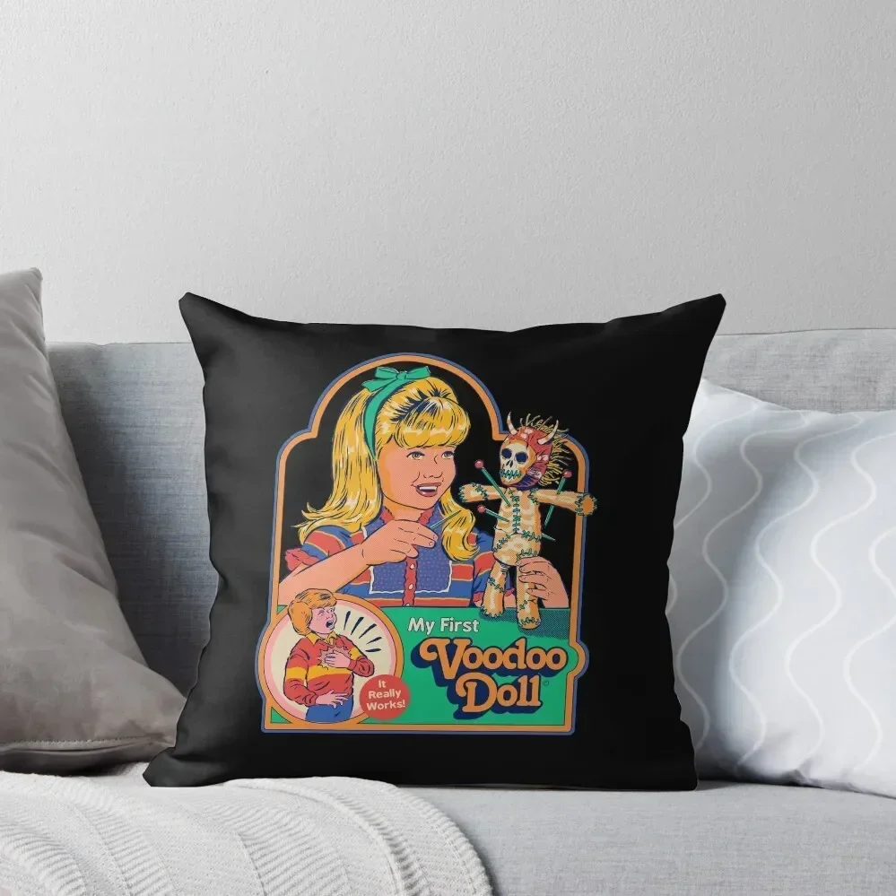 

My First Voodoo Doll Throw Pillow Marble Cushion Cover Luxury Sofa Cushions Bed pillowcases Cusions Cover pillow