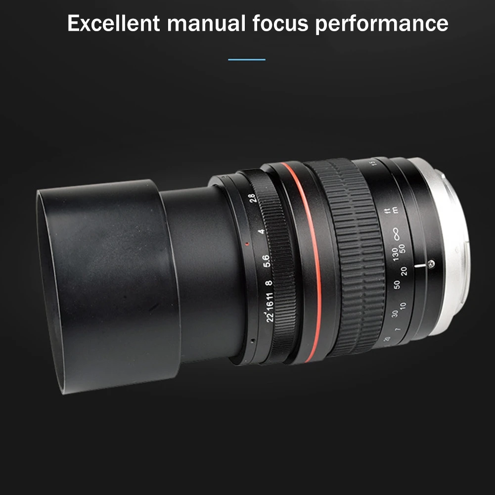 135Mm F2.8 Full Frame Cameras Lens F2.8 Large Aperture Manual Fixed Focus Portrait Lens For Nikon Cameras