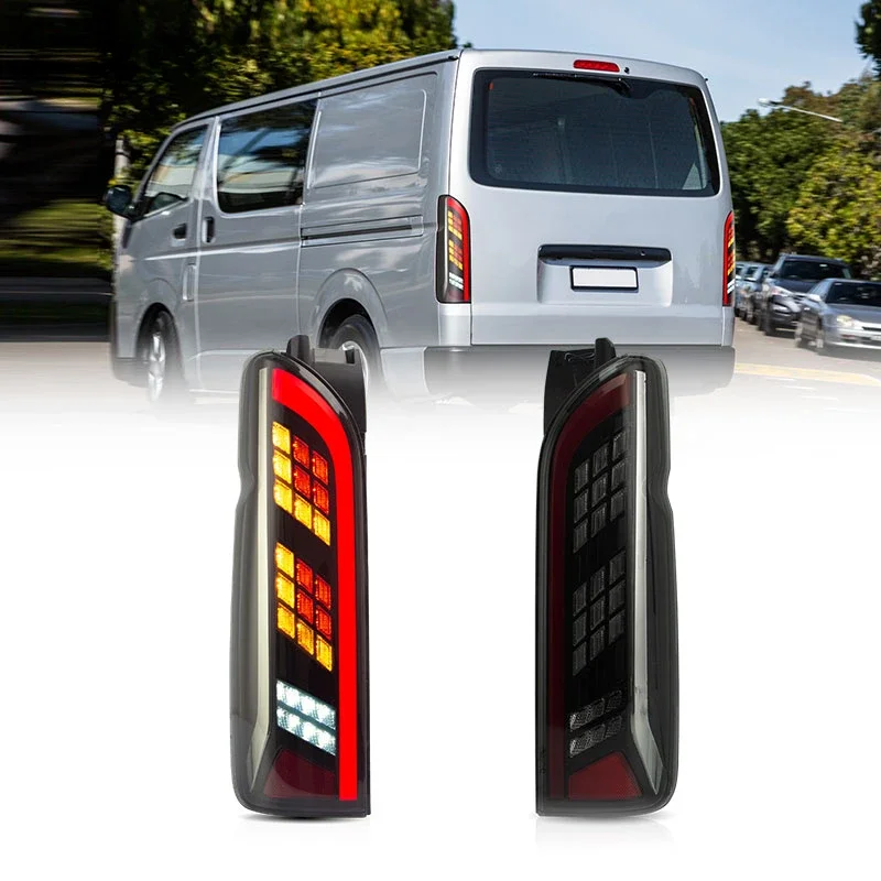 VLAND Wholesales Commuter Ses'fikile Ventury Dynamic Tail lamp 2004-UP 5th KDH 200 LED Tail Light For Toyota Hiace