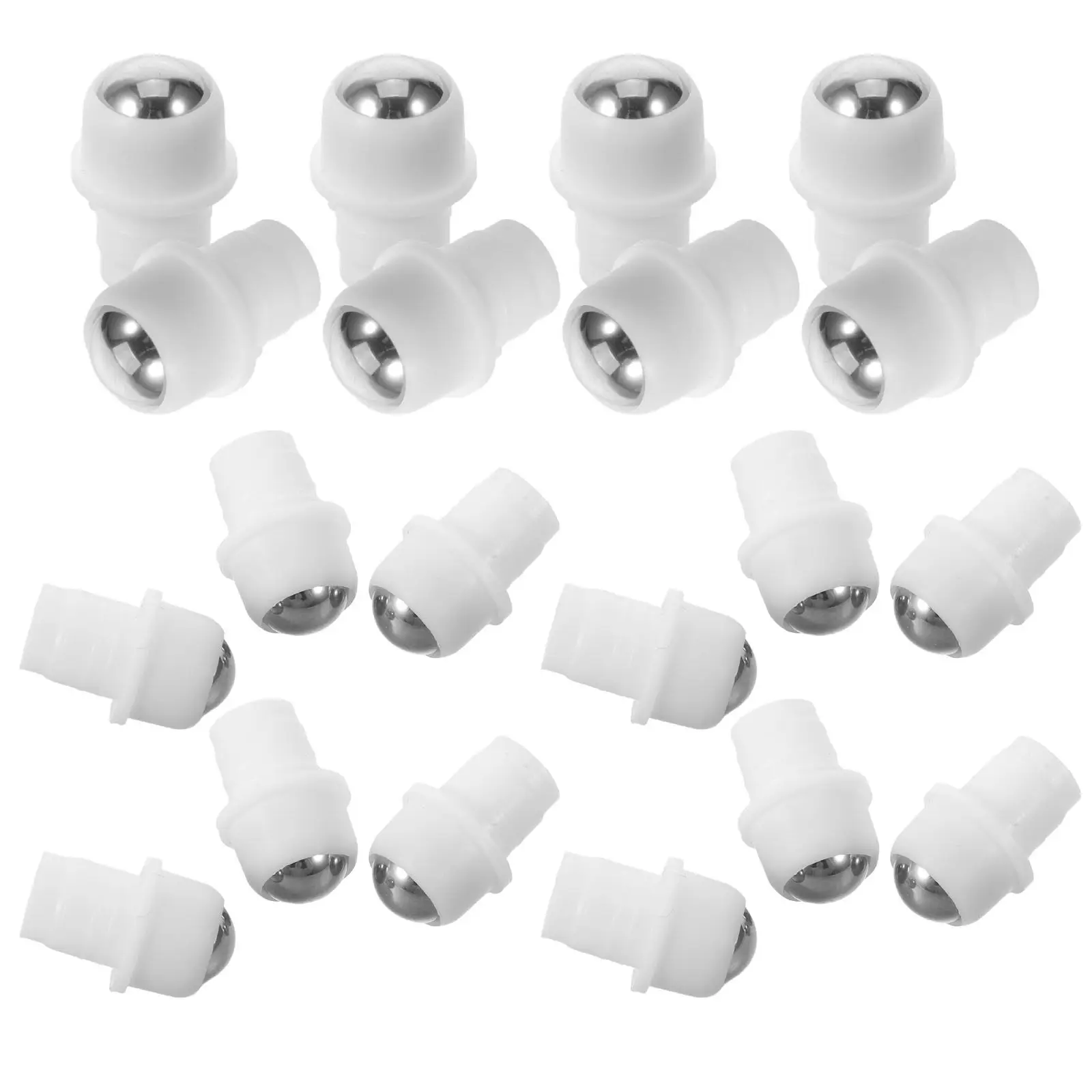 50Pcs Essential Oil Roller Bottle Caps Leakproof Steel Roller Balls Refillable Perfume Bottle Tops Aromatherapy Roll on view 3