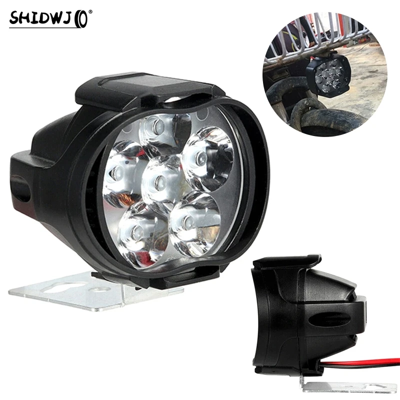Dc 9-85v אוניברסלי אופנוע הוביל אור פנס אור בהיר גבוה מוארת אור עבור אופנוע מוטו