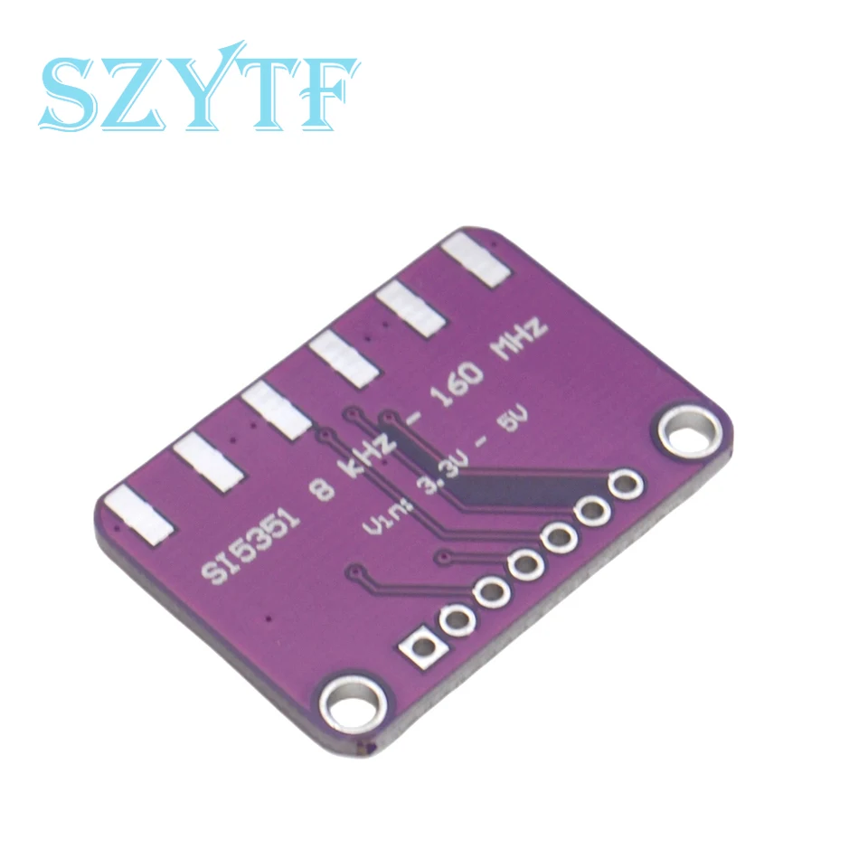 DC 3V-5V Si5351A Si5351 I2C Clock Generator Breakout Board Module Signal Generator Clock 8KHz-160MHz