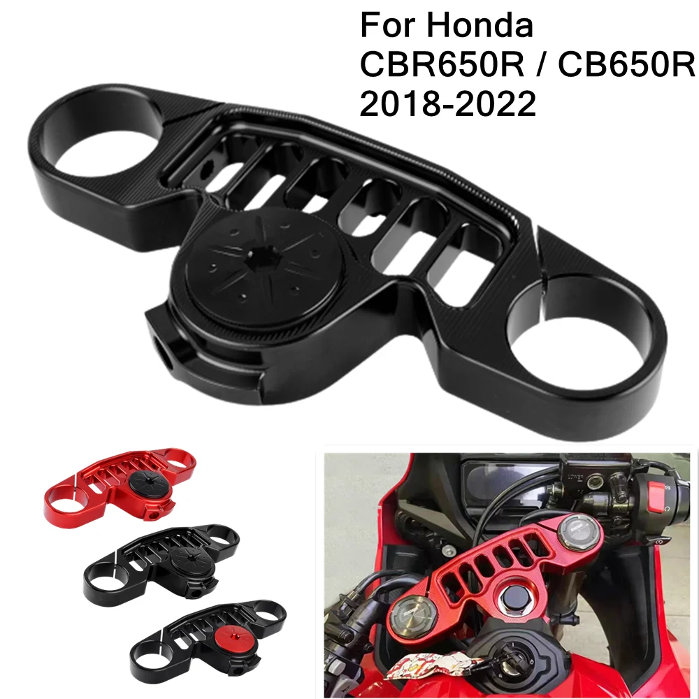 CBR650R CB650R Motorcycle Front Fork Lowering Triple Tree Front End Upper Top Clamp For Honda CBR 650R CB 650 R 2019-2022 2020