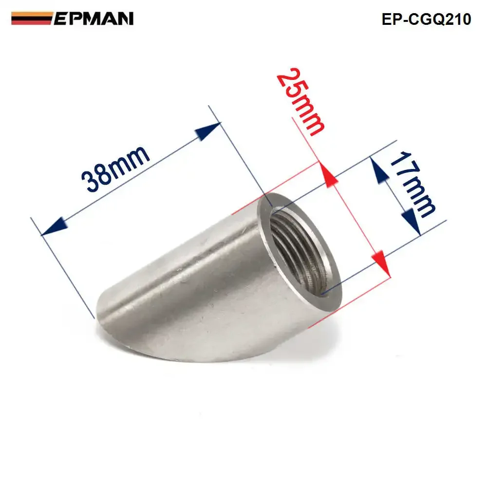 EPMAN Stainless Wideband Lambda Oxygen Sensor AFR Boss Exhaust Fueling M18 x 1.5 T304 EP-CGQ210