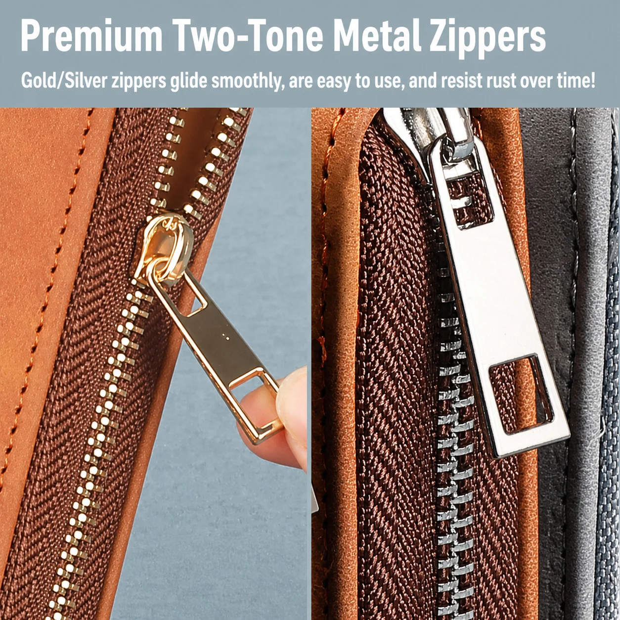 A5 Notebook Secure Multifunctional Journal Pu Leather Zipper Portfolio Premium Loose Leaf Notebook For Daily Recording Business