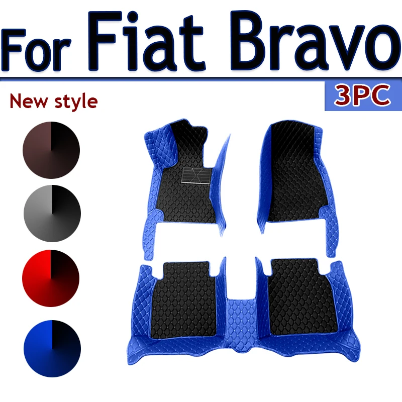 

Car Floor Mats For Fiat Bravo 2008 2009 2010 2011 2012 Auto Foot Pads Automobile Carpet Cover Interior Accessories