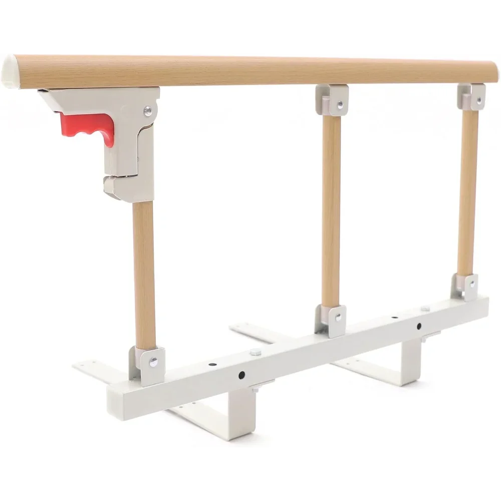 

Bed Rail Side Guard Rails for Elderly Adults, Safety Assist Railing Folding Support Rail Prevent Falling Bedside Handle