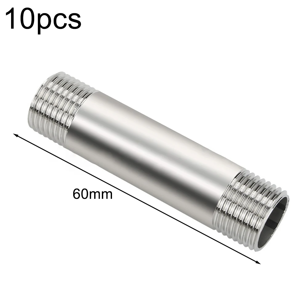Double-ended Extension Tube 201 Stainless Steel Tube Extension For Faucets High Strength Rust-proof Water Pipe Extension