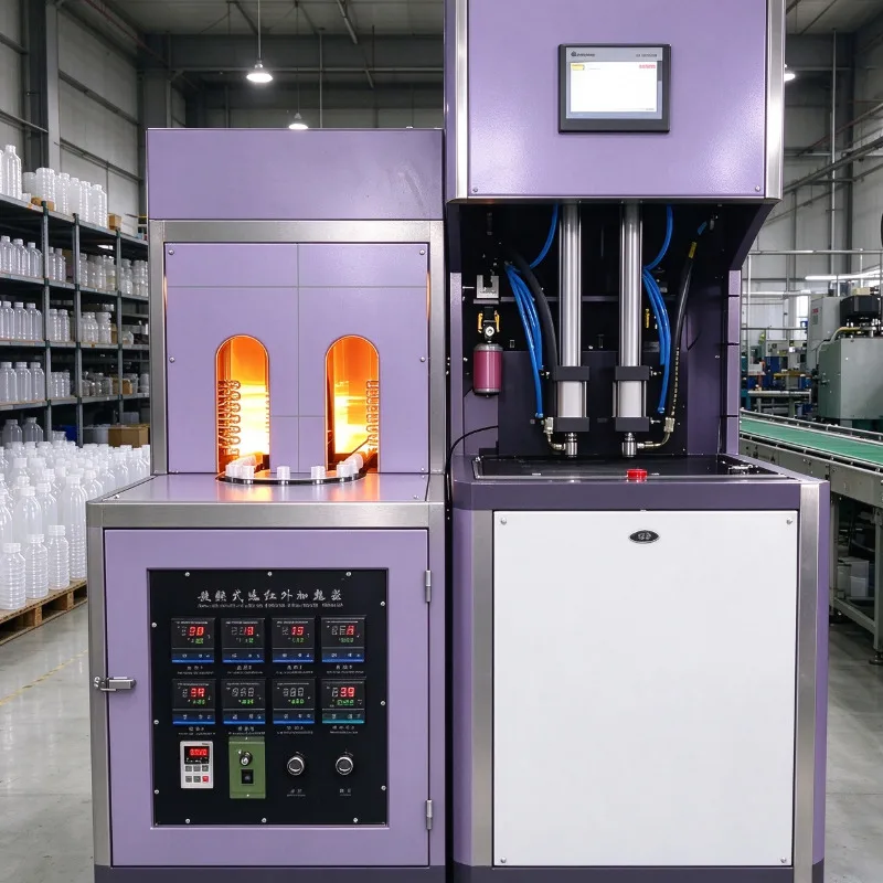 Customized 250ml PET Bottle Blowing Machine, Produce Small-sized Drinking Water and Beverage PET Bottles