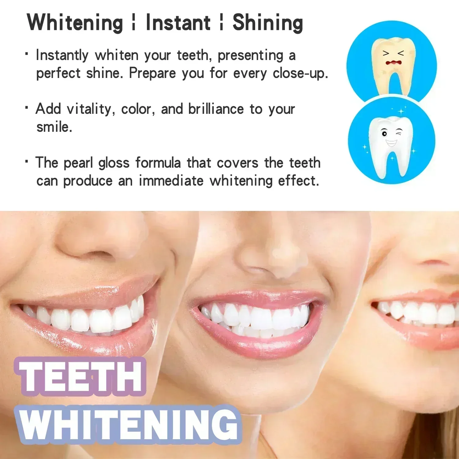 2025 Tanden Whitening Pen Oogverblindende Witte Tanden Whitening Pen Instant Tanden Whitening Pen Fleuren Frisse Adem Tandhygiëne Zorg