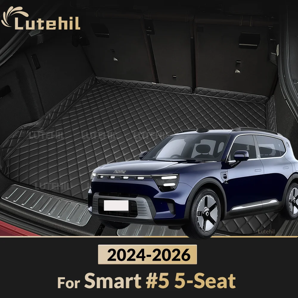 スマート向け-5-5人乗り-2026-2025-2024-車のトランクマット-車のカーゴライナー-保護パッド-インテリアプロテクター-アクセサリー