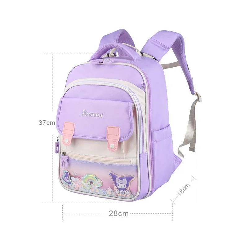 Sanrioed Anime Kuromi My Melody Cinnamoroll Pochacco Large Capacity Backpack Cute Cartoon Student Shoulder Bag Gift for Friend