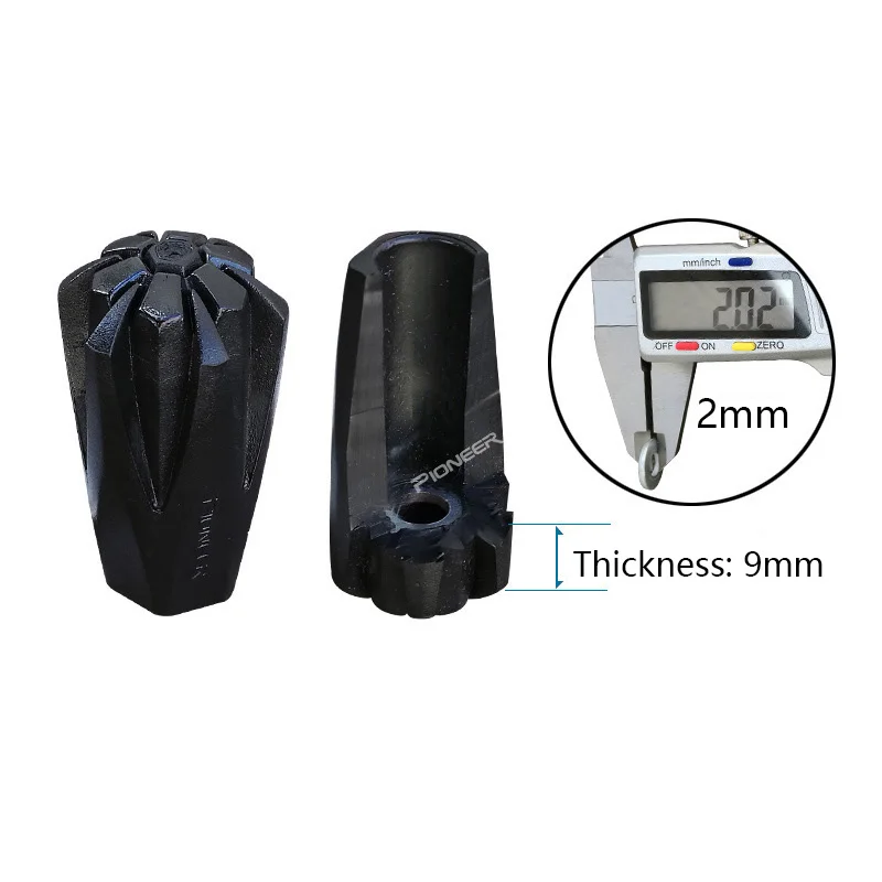 1pc Walking Sticks Rubber Tip Cover for Universal Outdoor Hiking Climbing