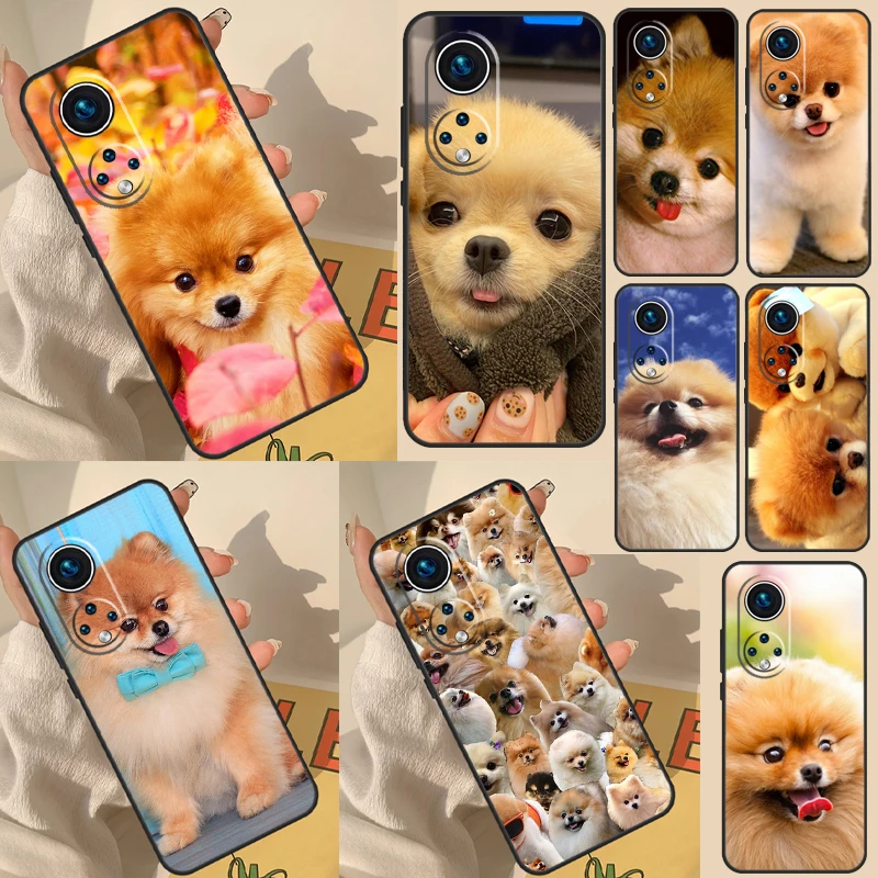 Pomeranian Dogs Dog Colorful Case For Huawei Honor X8a X8 X7 X9a 50 70 90 Magic5 Lite P40 P20 P30 P60 Pro P Smart Cover