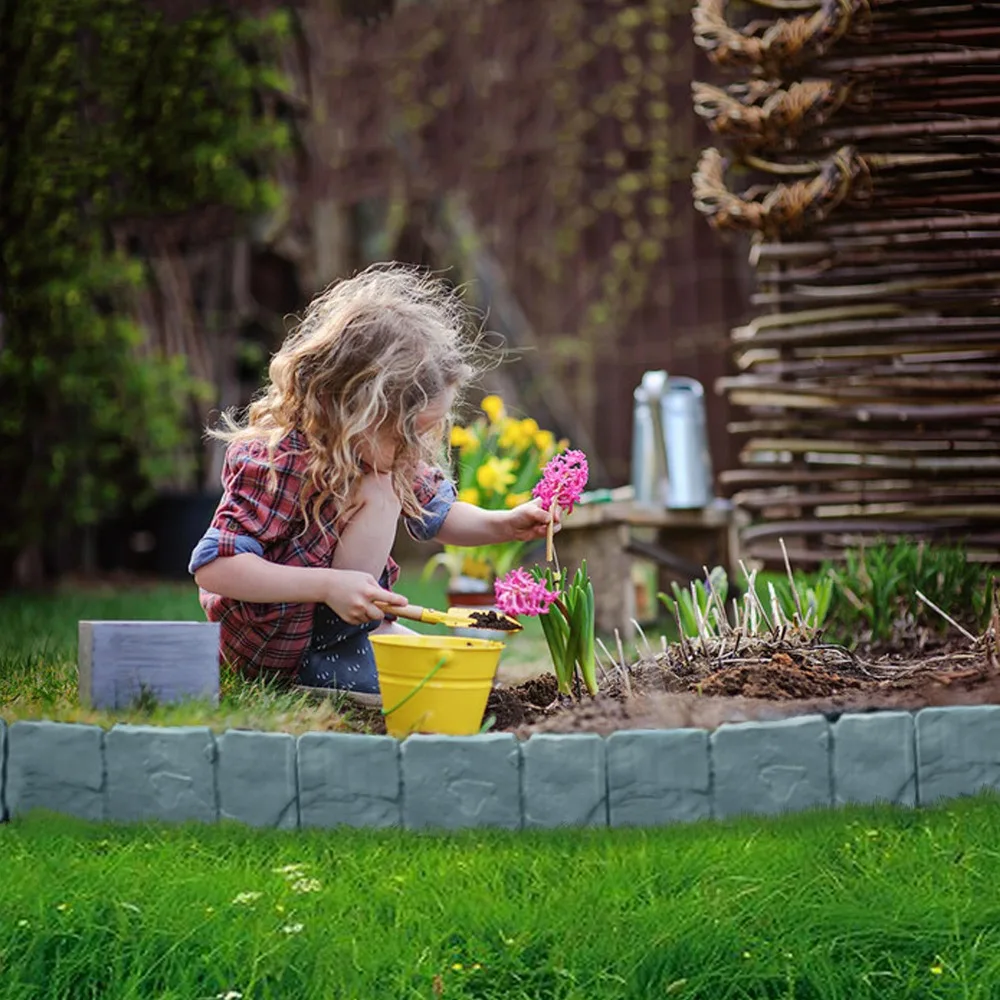 20 قطعة من سياج الحديقة البلاستيكي - حاجز خارجي قابل للطي للمناظر الطبيعية والبستنة وديكور فيلا عيد الميلاد #6