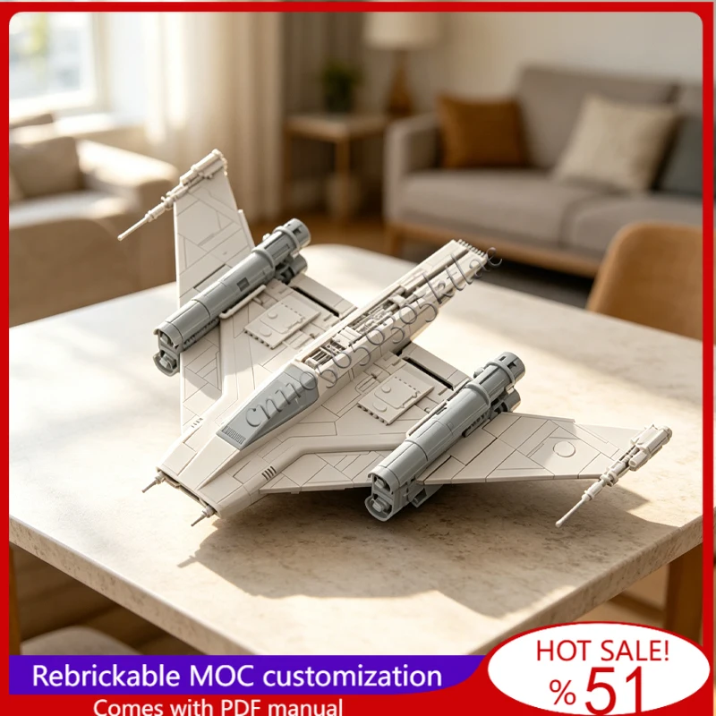 

5833 PCS Moc Star Battle Large Starfighter Model Building Blocks Bricks Diy Creative Assembly Educational Toys For Children Gift