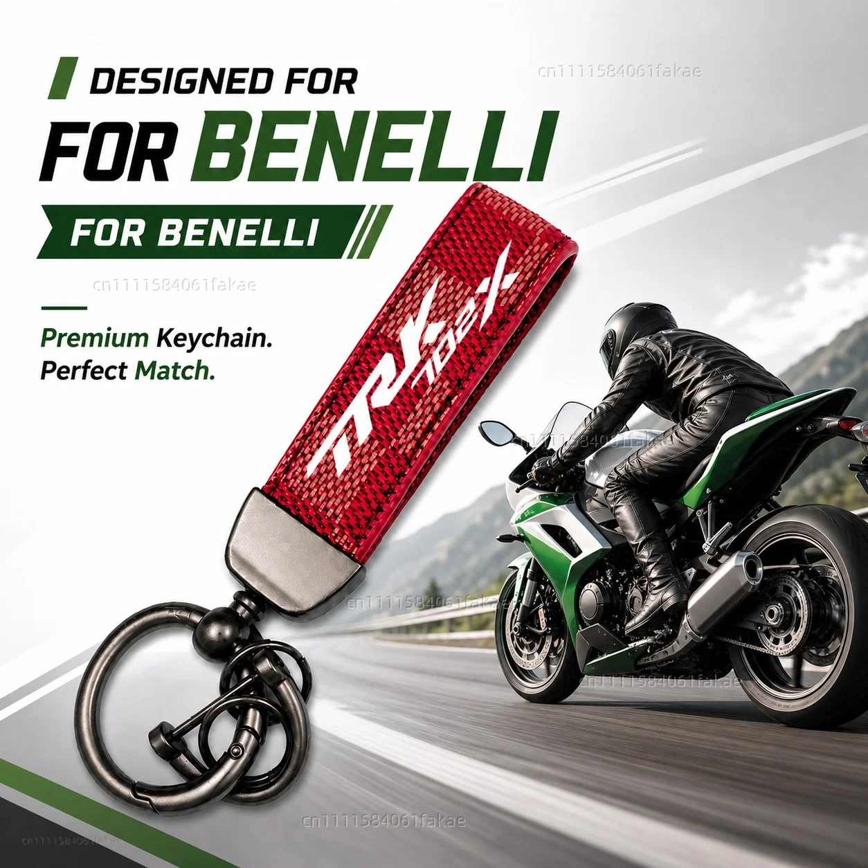 For Benelli TRK702X TRK 702 X Trk 702x Motorcycle Keychain Leather Key Ring Custom Logo Gift for Rider Men Women Accessories