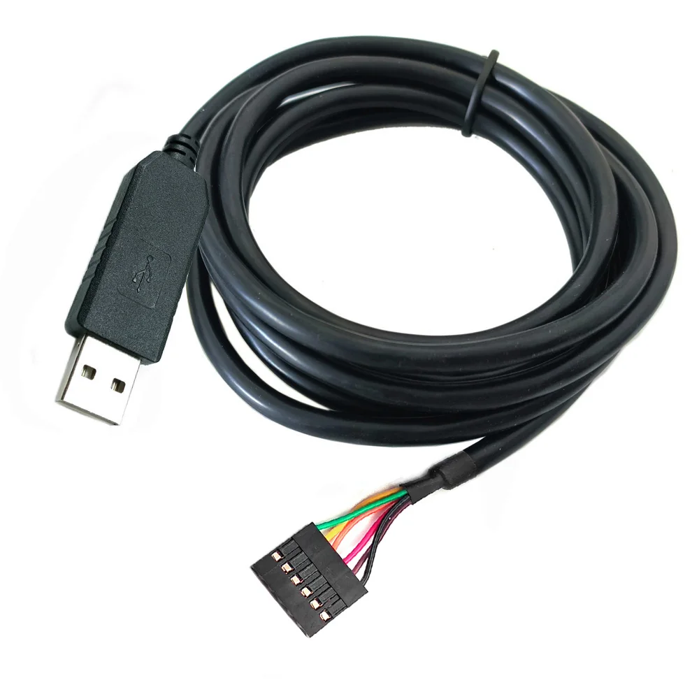 Ftdi-ttl 6ウェイデバッグカベル,bebaglebone用のデバッグケーブル,ブラックコンソール,デバッグケーブル,0.1"