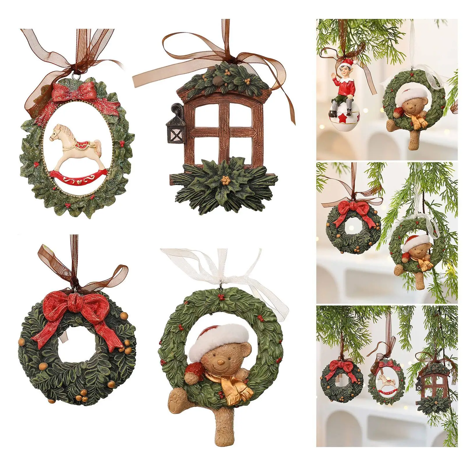 

Рождественский кулон, реквизит для фотографий для фермерского дома, гостиной, праздничные принадлежности