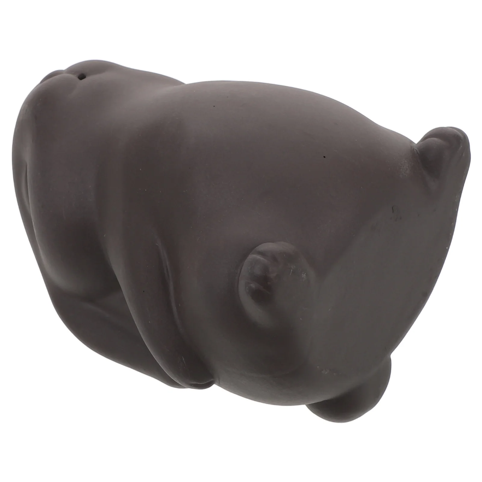 

Purple Sand Bunny Mini Stoneware Rabbit Statue Vintage Chinese Kung Fu Tea Pet for Tea Ceremony Table Decoration Cute Animal