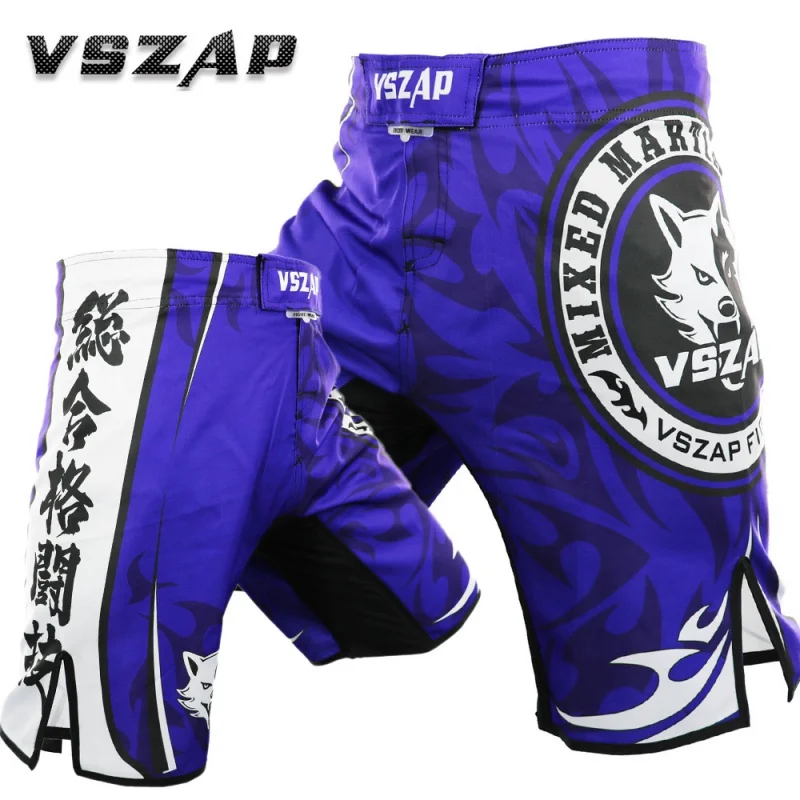 

Vszap Combat Sanda Fitness Shorts MMA Comprehensive Fighting Skills Muay Thai Running Training Running Pants