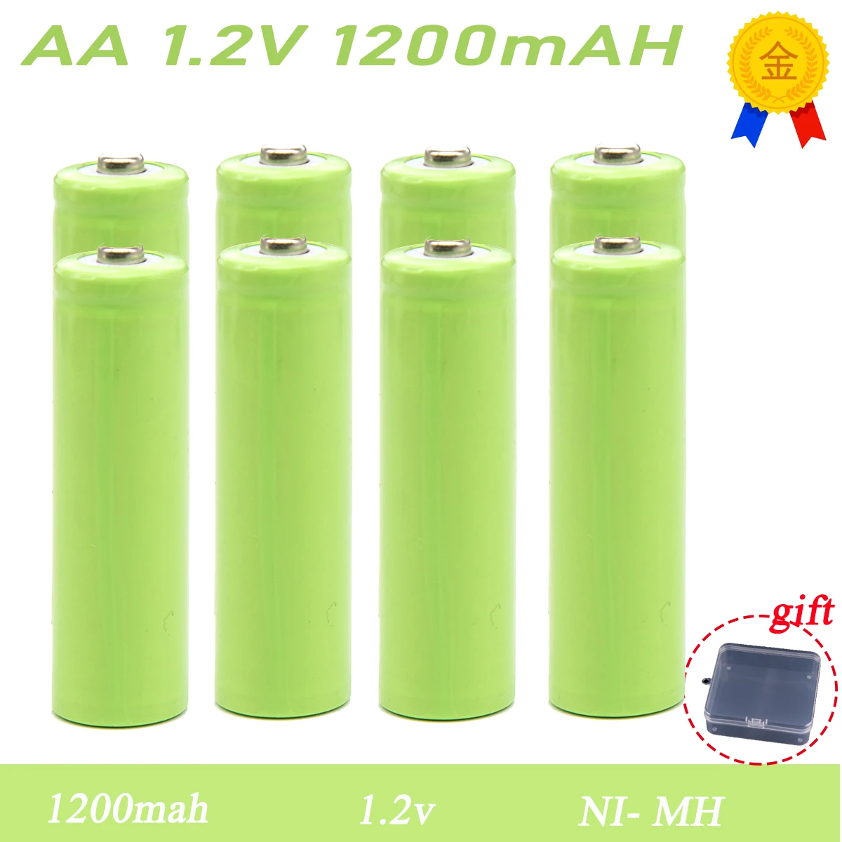 Las baterías recargables AA1.2V de 1200 mAh: la solución ideal para dispositivos de uso diario