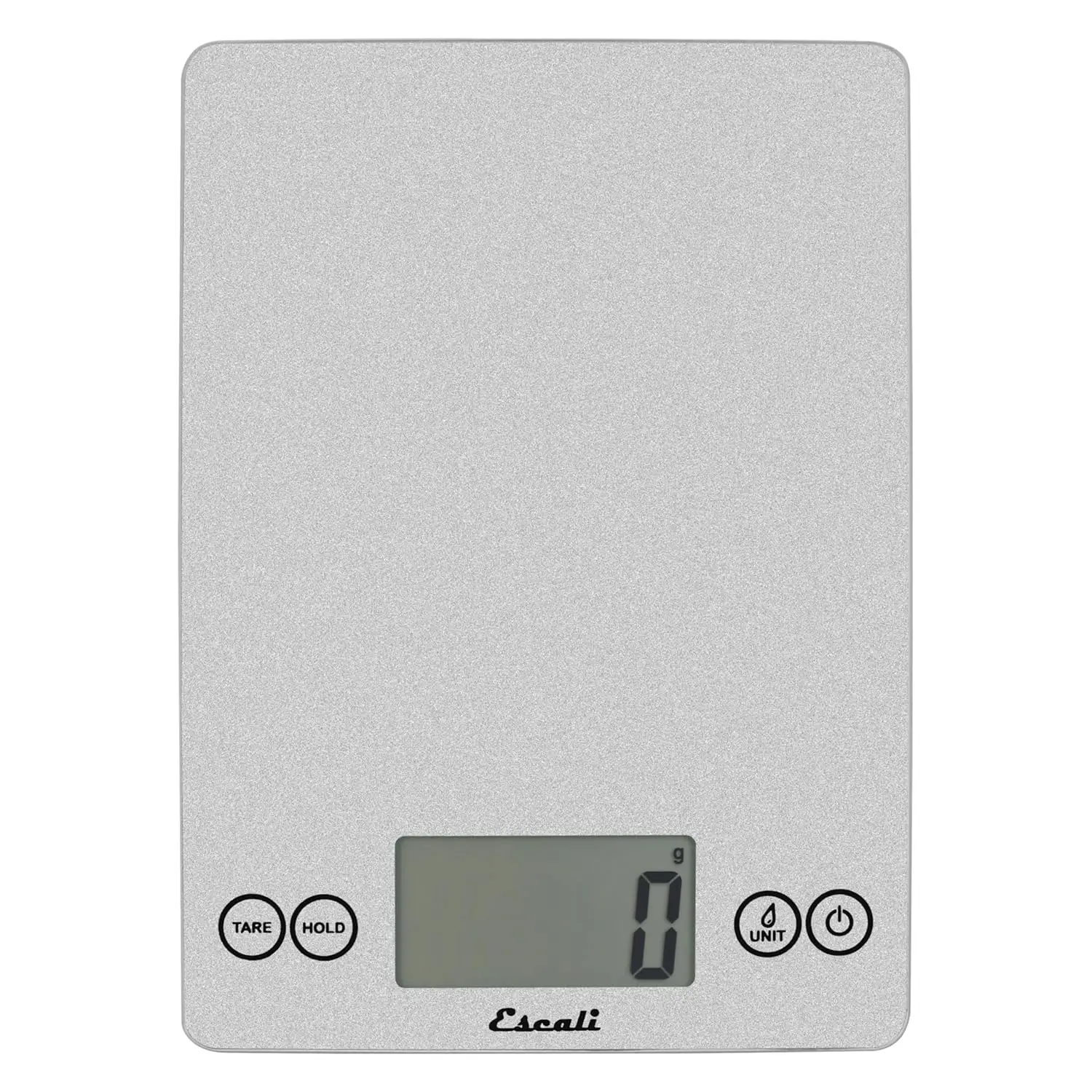

Digital Food Scale with Nutrition Counter, 15lb Capacity, Shiny Silver Kitchen Scale