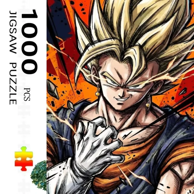 Anime Dragon Ball Vegeta 500 PCS Jigsaw Puzzles Challenging Family Activity Games for Gameroom Bedroom Livingroom Gift