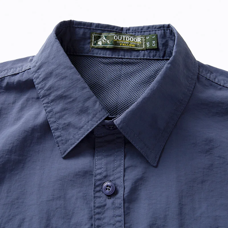 Camisa de pesca UPF 50 manga larga – Protección solar transpirable