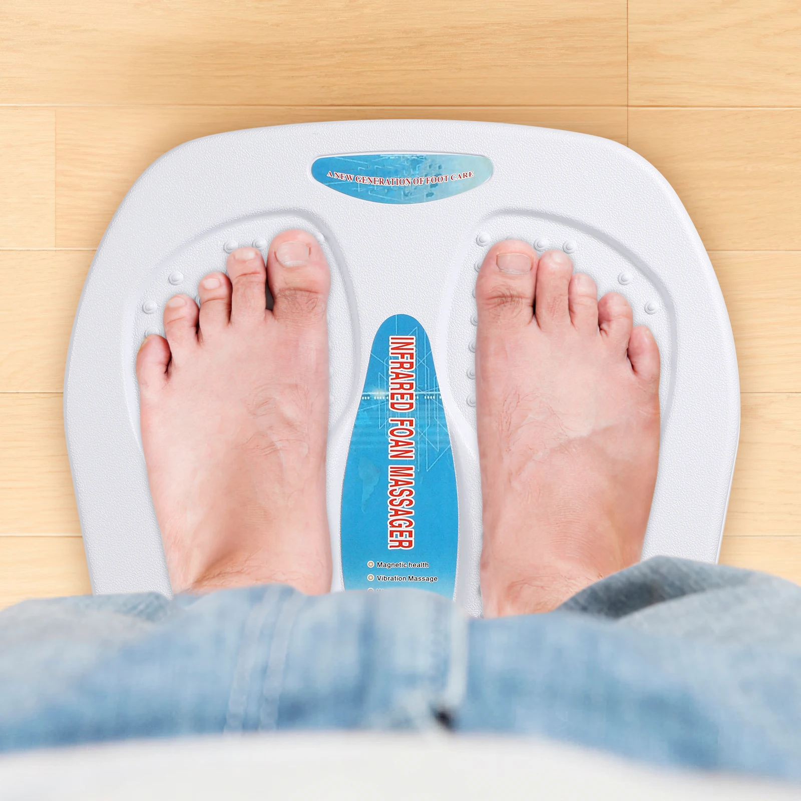 

Массажер для ног с подогревом, электрический массажер, вилка стандарта UK, многофункциональный массажер для ног, комфортный, снимает боль, массажер для стоп