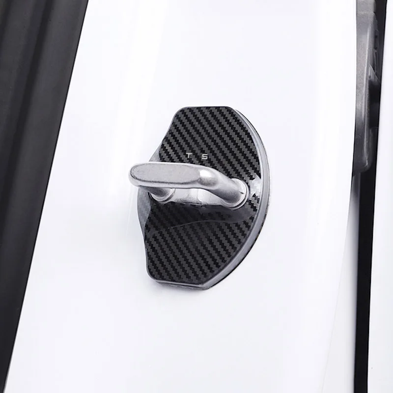 Car-Styling car door lock cover emblemi Auto custodia per Tesla model 3 model X Y style Roadster accessori